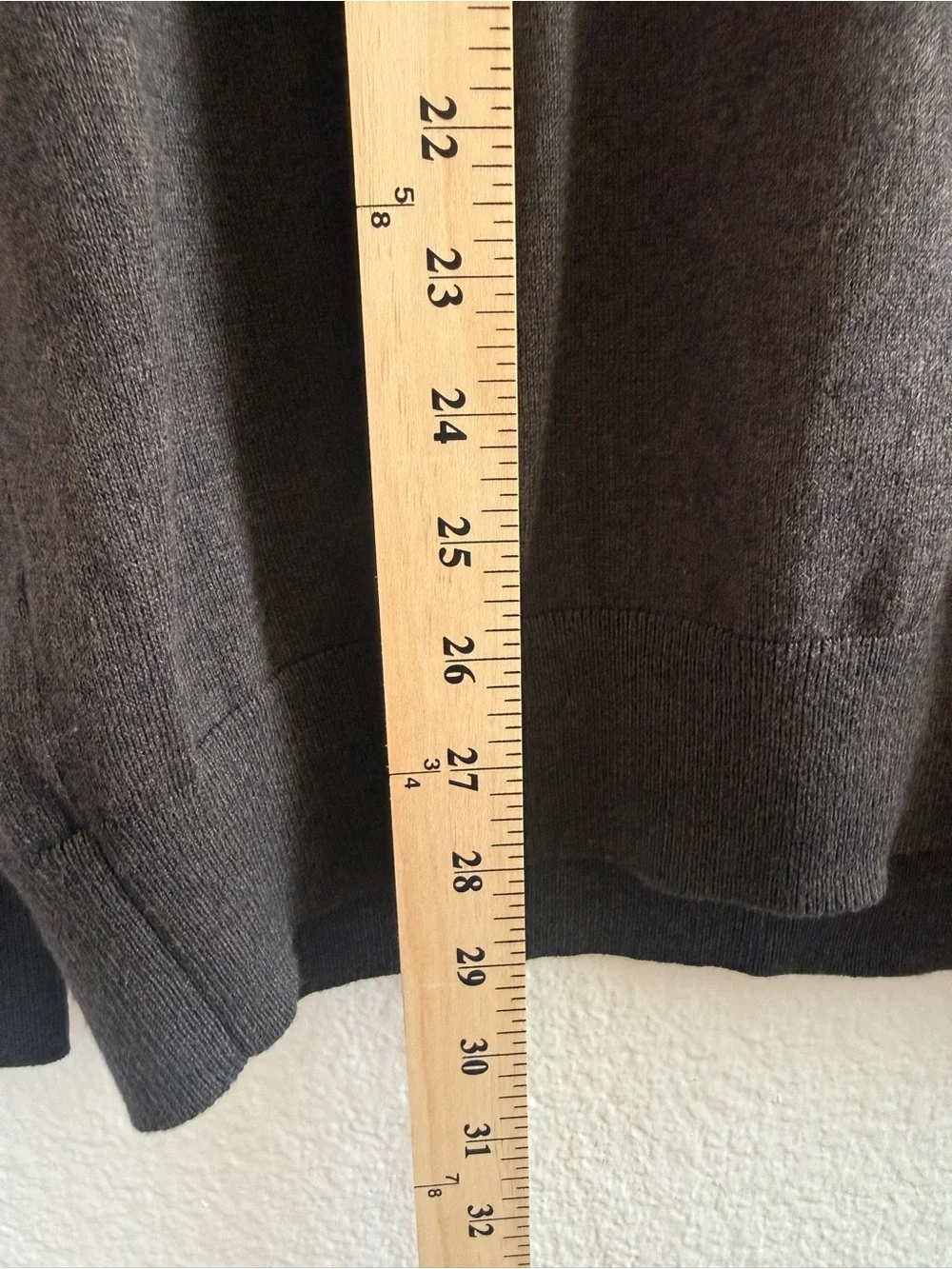 Banana Republic Men’s Brown Silk, Cotton & Cashmere Luxury Blend V-Neck Sweater